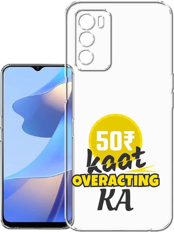 HANIRY Back Cover for Oppo A16s / CPH2271 mobile back cover | FUNNY TEXT | Designer | PNG_69  (Multicolor, Flexible, Silicon, Pack of: 1)
