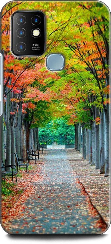 WallCraft Back Cover for Infinix Hot 10 COLOURFUL GARDEN, COLOURFUL TREES, NATURE  (Multicolor, Dual Protection, Pack of: 1)