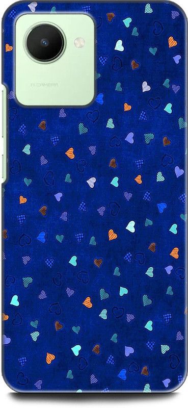 WallCraft Back Cover for Realme C30, RMX3581 WALL, BLUE WALL, TEXTURE, ABSTRACT ART, COLORFUL, BLUE  (Multicolor, Dual Protection, Pack of: 1)