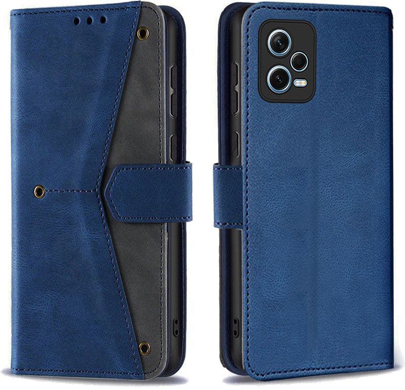 Autofocus Flip Cover for Redmi Note 12 5G  (Multicolor, Cases with Holder, Pack of: 1)