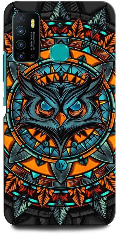 GRAFIQE Back Cover for Infinix Hot 9 Pro OWL, ILLUMINATI BUHO, WORLD, EYE, USA, ILLUMINATI, MASONICO, OWL  (Multicolor, Shock Proof, Pack of: 1)