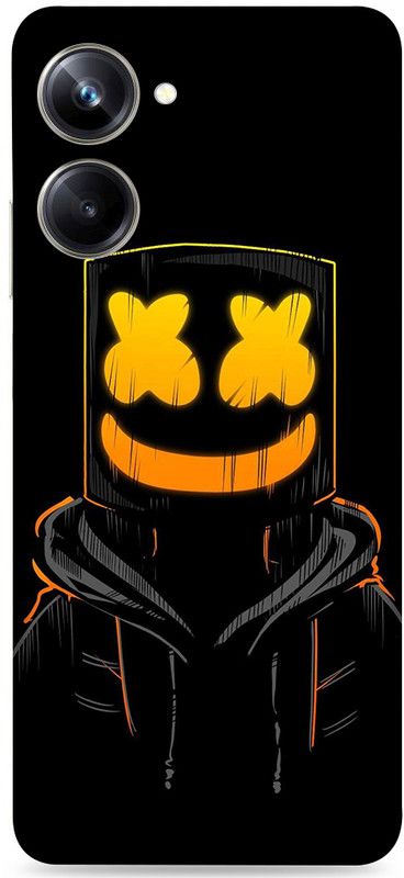 WeCre8 Skin's Realme 10 Pro 5G Mobile Skin  (Black Marshmello Multicolor Premium Quality Mobile Skin With Cleaning Wipe)