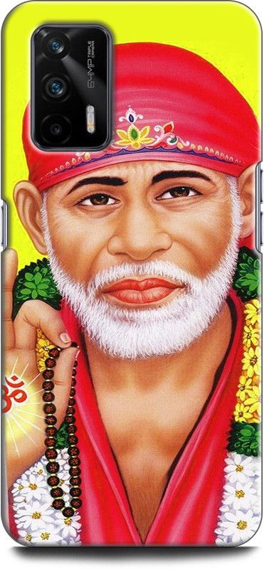 Wall Art Back Cover for Realme X7 Max (5G) OM SAI BABA, OM SAI, OM SAI RAM, SAIBABA, GOD  (Multicolor, Dual Protection, Pack of: 1)