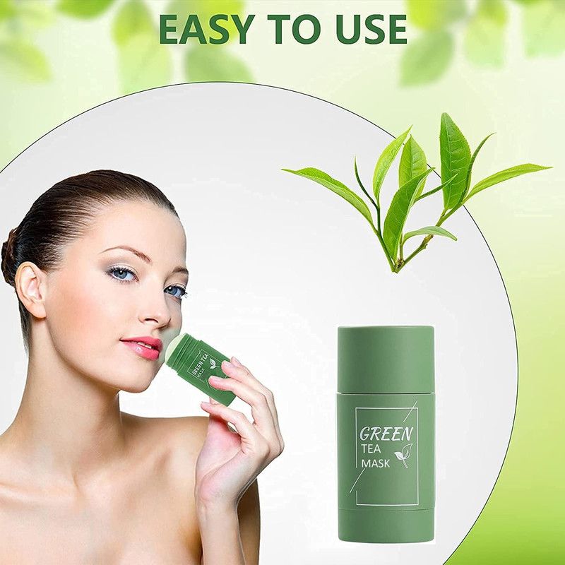 imelda Green Tea Mask Stick Solid Black Head Remover Mask Face Shaping Mask