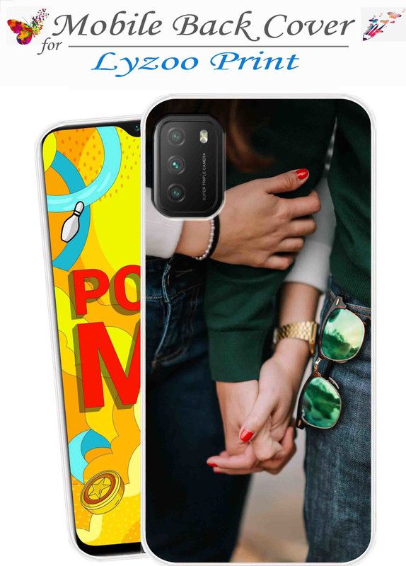 Lyzoo Back Cover for Poco M3  (Multicolor, Flexible, Silicon, Pack of: 1)