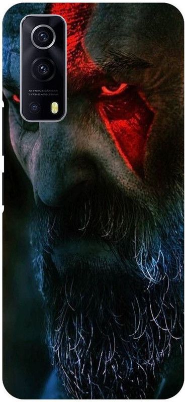 THE NARAYANA COLLECTIONS Back Cover for IQOO Z3- V2073A-GOD,OF,WAR,GAME,SPORTS,ANGRY  (Multicolor, Hard Case, Pack of: 1)