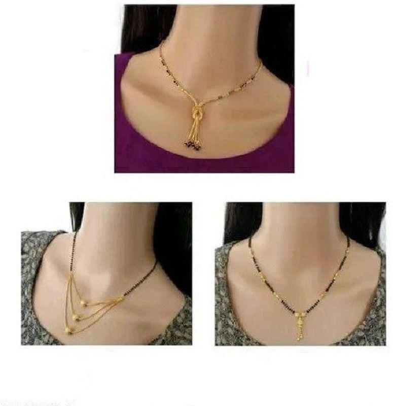 Combo women Beautiful Mangalsutra For Women Alloy Mangalsutra
