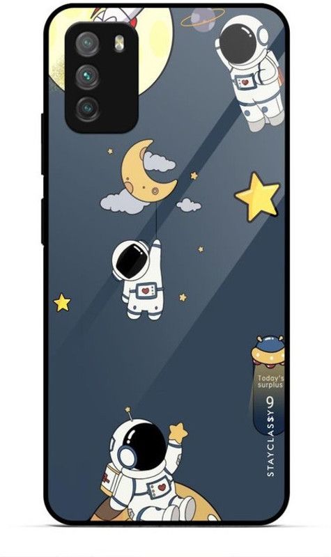 StayClassy Back Cover for Poco M3  (Grey, Pack of: 1)