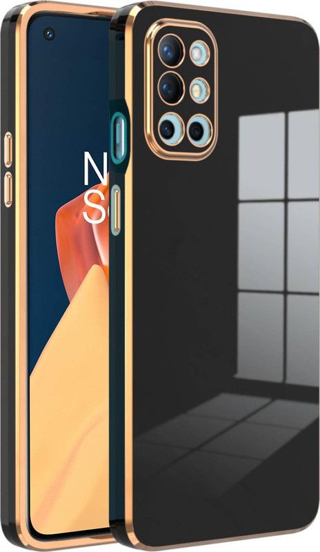 FASHIONPICK Back Cover for Oneplus 8T, Oneplus 9R  (Black, Pack of: 1)