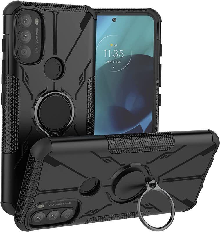 S-Hardline Back Cover for Moto G71, Hard TPU Shockproof  (Black, Pack of: 1)
