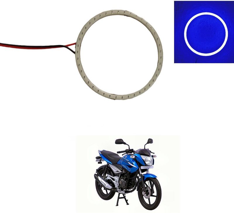 PRTEK 70mm COB Led Angel Eyes Headlight Halo Ring Warning Lamp 177 Projector Lens