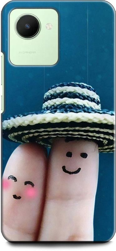 WallCraft Back Cover for Realme C30s, RMX3690 FINGERS, LOVE, FINGER COUPLE, TOGETHER  (Multicolor, Dual Protection, Pack of: 1)
