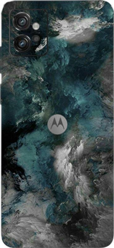 BUGGU Motorola Moto G32 Mobile Skin  (Ultra Super Dark Clouds Skin With High Matte Finish.)