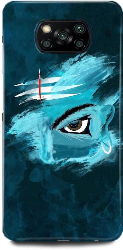 MP ARIES MOBILE COVER Back Cover for POCO X3 PRO, MAHAKAL OM SHIV SHIV JI BHOLENATH ANGRY SHIV DAMRU MAN SHIVA  (Multicolor, Hard Case, Pack of: 1)