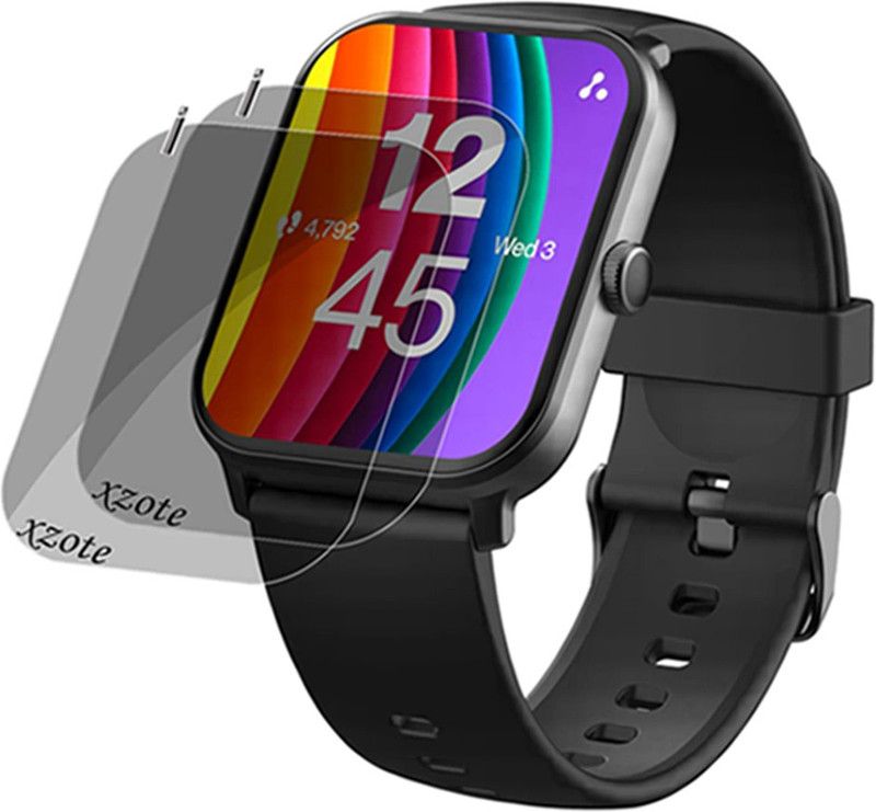 xzote Screen Guard for Ambrane Wise Eon Pro Smartwatch  (Pack of 2)