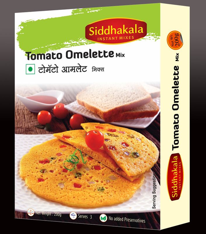 SIDDHAKALA TOMATO OMLET 200 g  (Pack of 4)