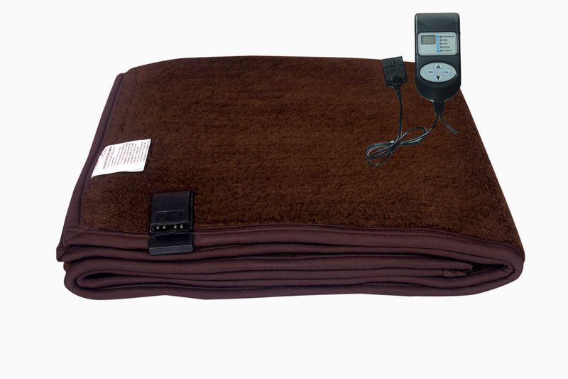 Winter Care Solid Single Electric Blanket for Mild Winter  (Polyester, Brown)