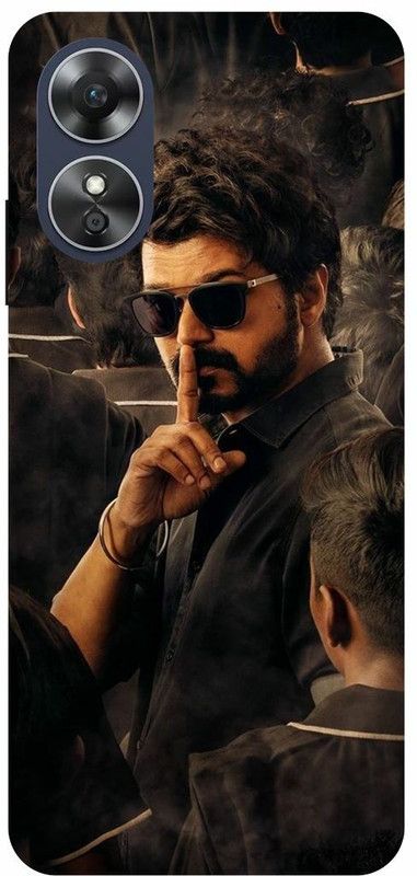 Dimora Back Cover for OPPO A17, TOLLYWOOD ACTOR THALAPATHY VIJAY SOUTHHERO  (Brown, Hard Case, Pack of: 1)