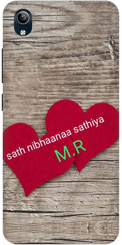 THESTONEWELL Back Cover for VIVO Y 91i M LETER R WORD SATH NIBHANA STHIYA  (Multicolor, Waterproof, Pack of: 1)
