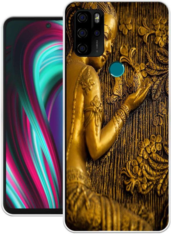 Khadoliya Back Cover for Micromax IN Note 1  (Gold, Grip Case, Silicon, Pack of: 1)