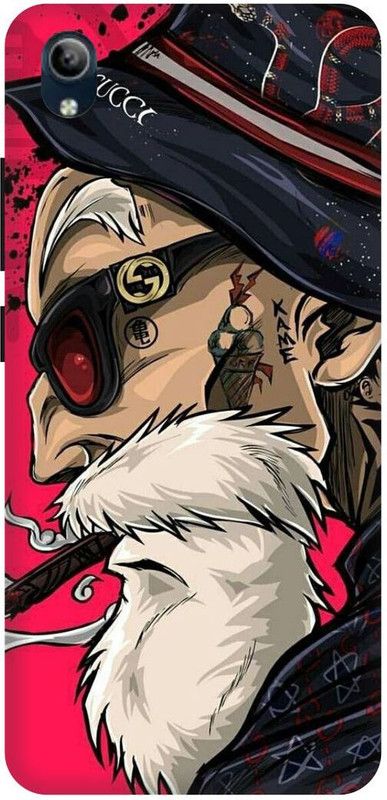 play fast Back Cover for vivo Y1s, 1929, MASTER, ROOSHI, DRAGON, BALL, Z  (Brown, Hard Case, Pack of: 1)