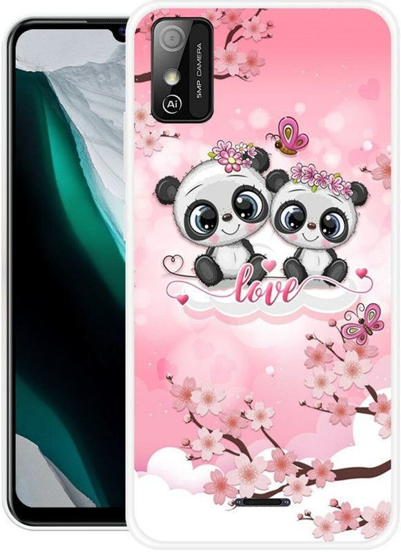 KUDI Back Cover for Lava Z21  (Multicolor, Grip Case, Silicon)