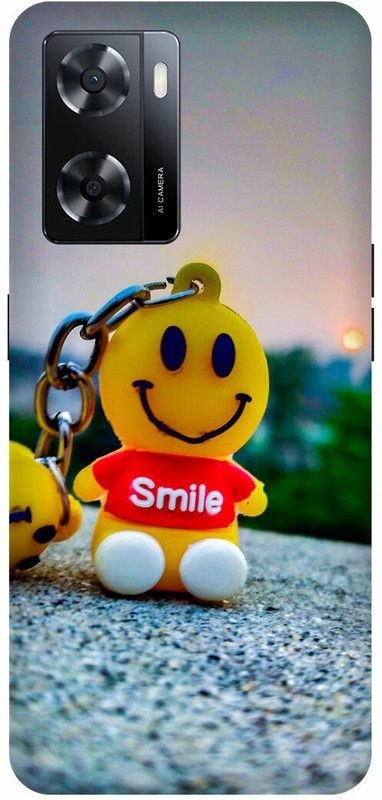 Dimora Back Cover for OPPO A 57e ,CUTE SMILE KEY OPPO A 57eAIN  (Multicolor, Hard Case, Pack of: 1)