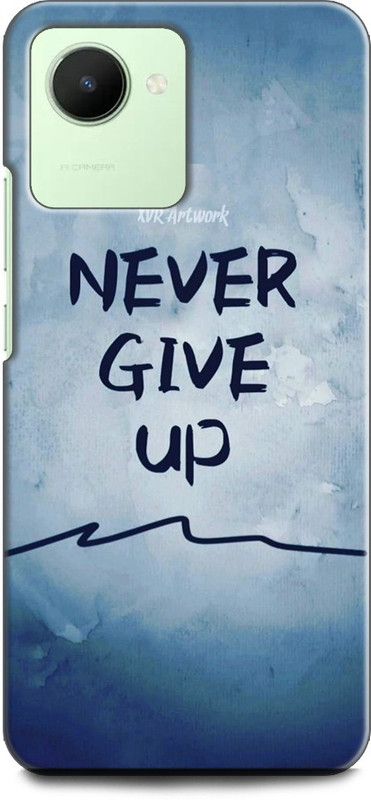 WallCraft Back Cover for Realme Narzo 50i Prime, RMX3506 MOTIVATIONAL, LIFE QUOTES, POSITIVE, NEVER GIVE UP  (Multicolor, Dual Protection, Pack of: 1)