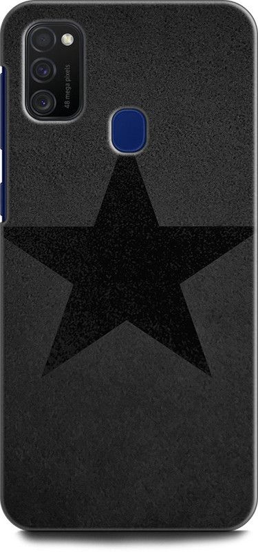 Afterglow Back Cover for SAMSUNG Galaxy M21 STAR, BLACK, BLACK STAR, ABSTRACT, DARK  (Multicolor, Shock Proof, Pack of: 1)