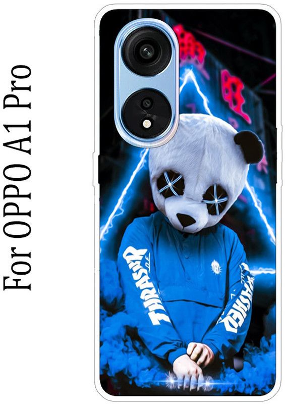 SillyStore Back Cover for OPPO A1 Pro 5G  (Blue, Grip Case, Silicon, Pack of: 1)