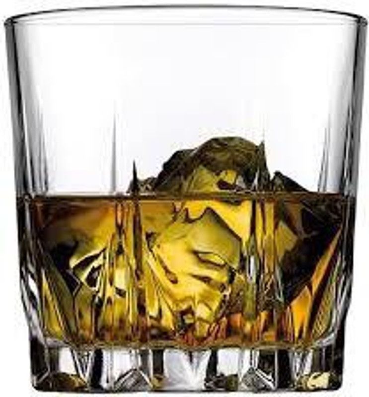 (Pack of 6) MRIYANGNI Glass for wine whisky glass and all mixed drinks TUBH36 Glass Set  (300 ml, Glass)
