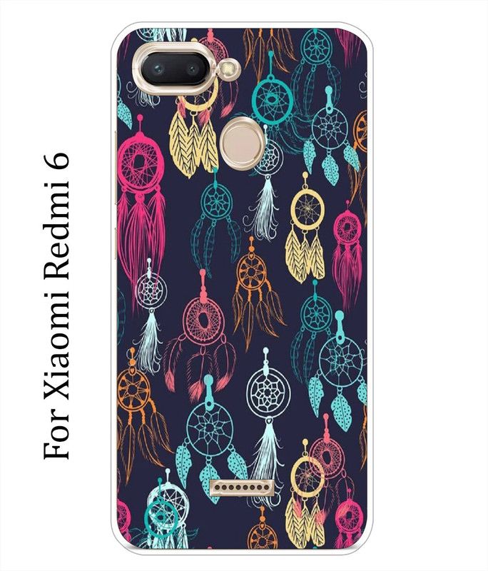 BeauCase Back Cover for Mi Redmi 6  (Multicolor, Grip Case, Silicon, Pack of: 1)