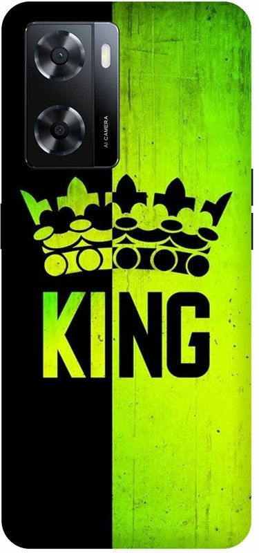 Dimora Back Cover for OPPO A 57e ,KING RAJA PRINCE BACK COVER  (Orange, Hard Case, Pack of: 1)