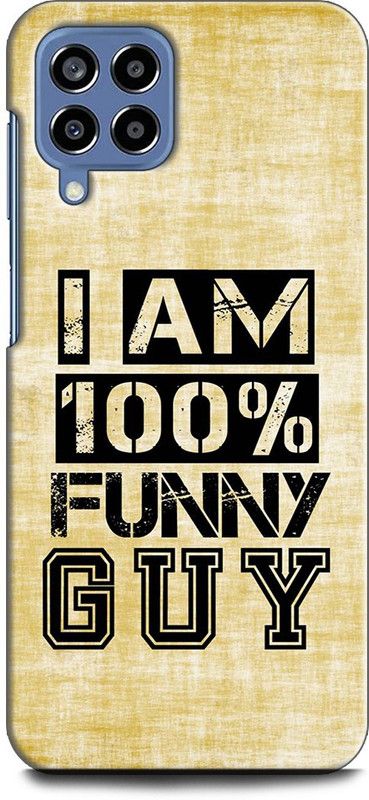 WallCraft Back Cover for SAMSUNG Galaxy M33 5G FUNNY GUY, AMOR, QUOTES, POSITIVE  (Multicolor, Dual Protection, Pack of: 1)