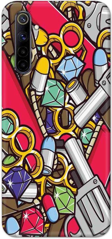 NDCOM Back Cover for Realme 6i Graffiti Latest Printed  (Multicolor, Hard Case, Pack of: 1)