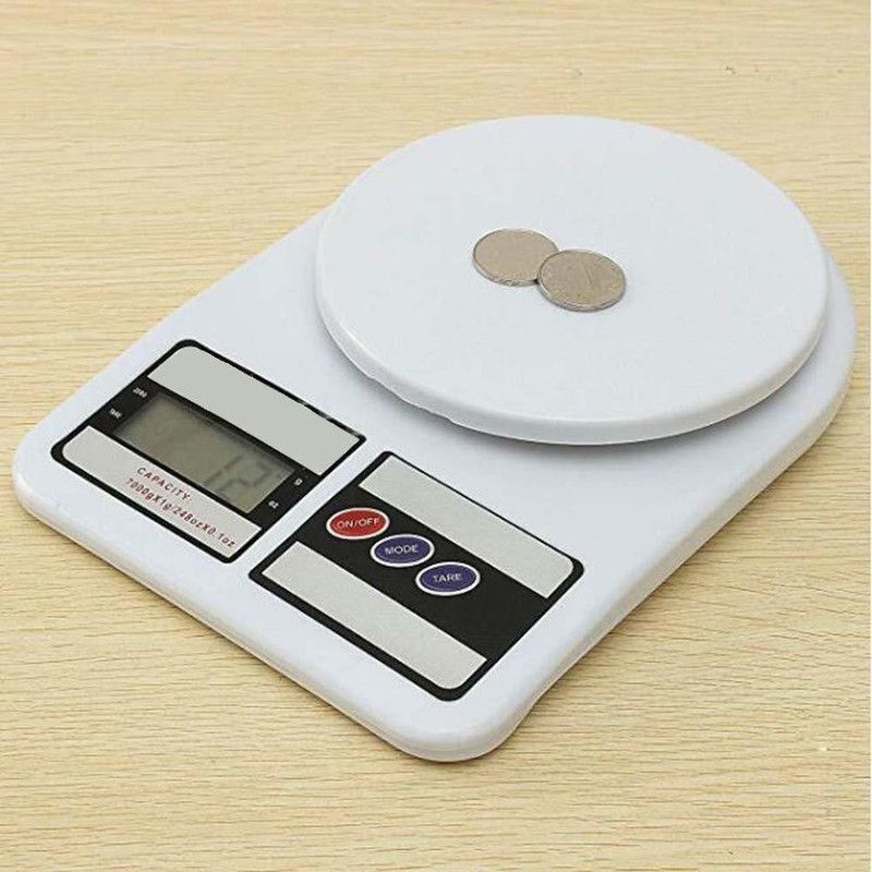 Green Whisper Digital Kitchen Weighing Machine Multipurpose Electronic Weight Scale Weighing Scale  (White)