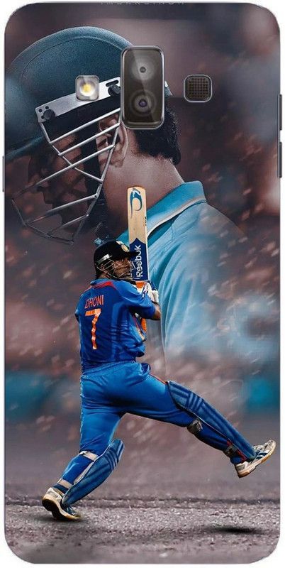 NDCOM Back Cover for Samsung Galaxy J7 Duo M S Dhoni Printed  (Multicolor, Hard Case)