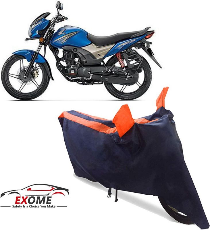 EXOME Two Wheeler Cover for Honda  (CB Shine SP, Orange)