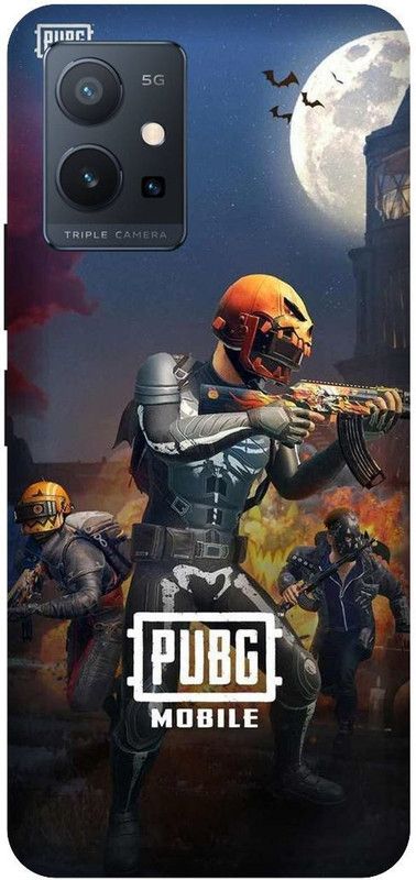 PHONE WALEY.COM Back Cover for VIVO Y75 (5G) , V2142 , Pubg, Pubg game,print Back Cover  (Multicolor, Hard Case, Pack of: 1)