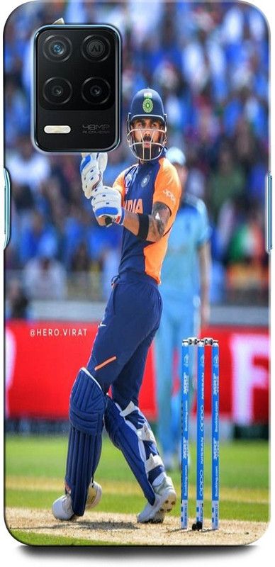 ORBIQE Back Cover for Realme Narzo 30 5G VIRAT, KOHLI, INDIA, CRICKET, PLAYER, GOAT, RCB, IPL  (Multicolor, Hard Case)