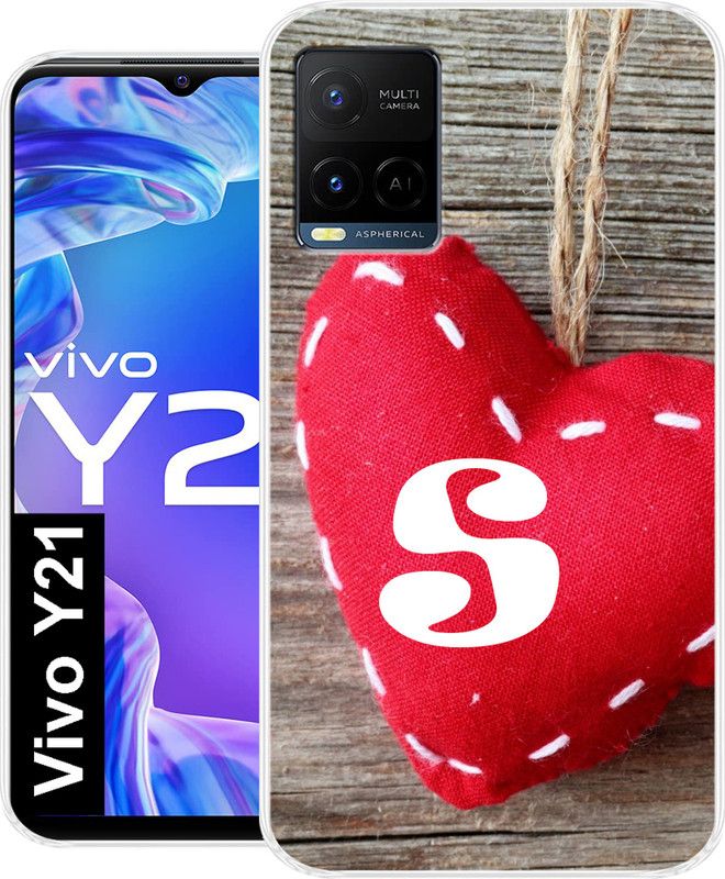 Hostprint Back Cover for Vivo Y21 Back Cover  (Multicolor, Grip Case, Silicon, Pack of: 1)