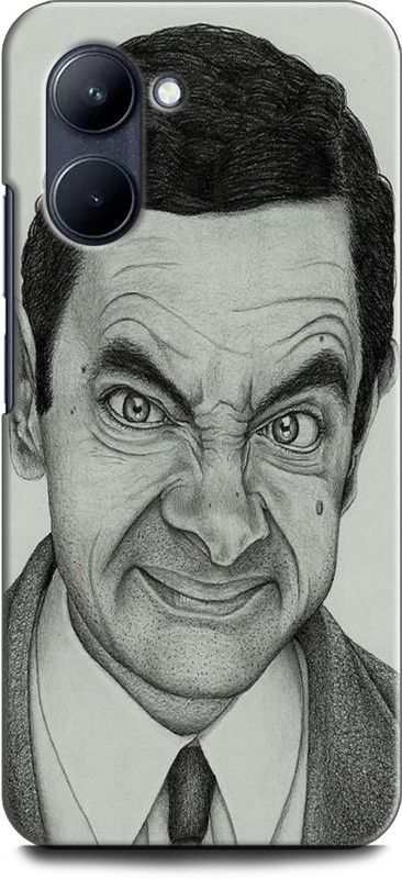 WallCraft Back Cover for Realme C33, RMX3624 MR. BEAN, FUNNY FACE, ACTOR  (Multicolor, Dual Protection, Pack of: 1)