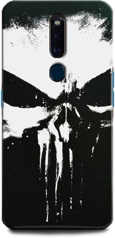 BARMANS Back Cover for Oppo F11 Pro / Punisher, Punisher logo, Skull, Ghost  (Multicolor, Shock Proof, Pack of: 1)