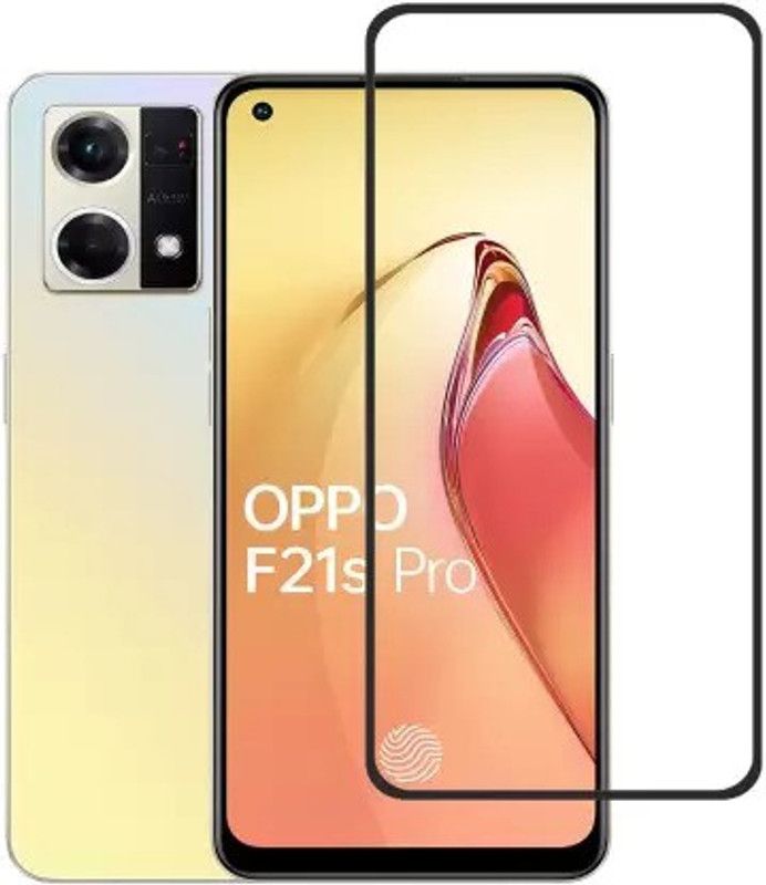 VISHRN Edge To Edge Tempered Glass for OPPO F21S PRO, OPPO F21S PRO 5G  (Pack of 1)