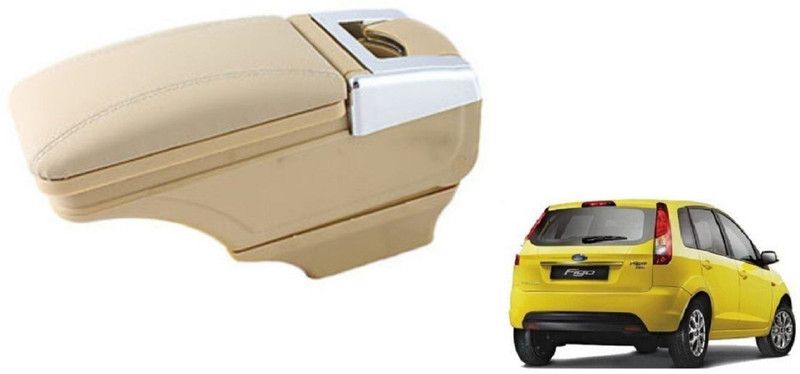 Auto Oprema Centre Car Armrest Beige Color Aar-119 Car Armrest  (Ford, Figo)