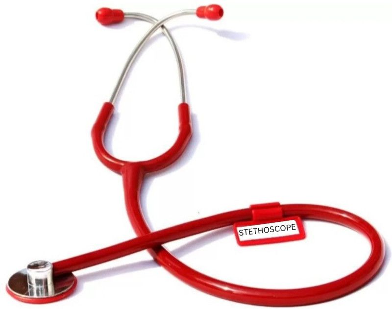 ks surgicals (KS) Sigma-01 Acoustic Stethoscope  (Red)