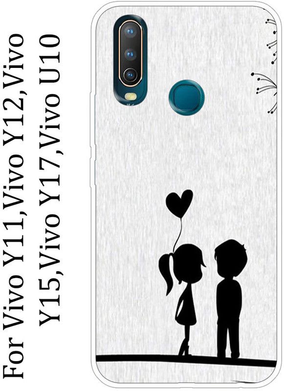 SillyStore Back Cover for vivo Y11, vivo Y12, vivo Y17, vivo U83  (Multicolor, Grip Case, Silicon)