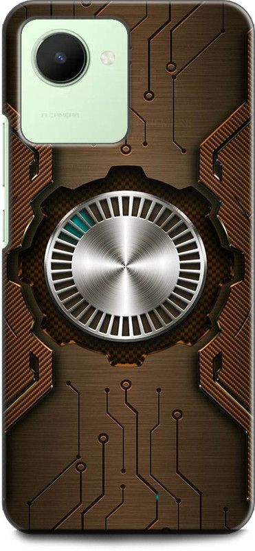 WallCraft Back Cover for Realme C30, RMX3581 LOOK SCREEN, ABSTRACT, TEXTURE, EDGE  (Multicolor, Dual Protection, Pack of: 1)