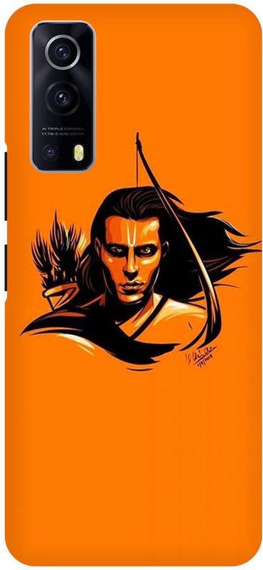 THE NARAYANA COLLECTIONS Back Cover for IQOO Z3- V2073A-SHREE,RAM,HANUMAN,KARSHNA,GOD  (Multicolor, Hard Case, Pack of: 1)