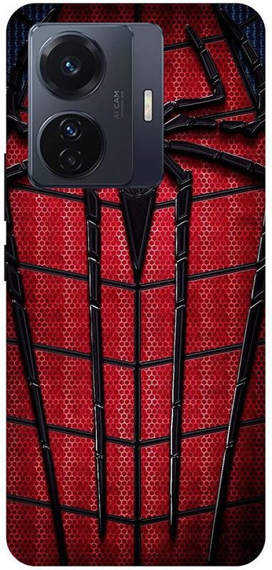 FRONK Back Cover for vivo T1 Pro 5G, V2151, THE, AMAZING, SPIDERMAN, SPIDER  (Red, Hard Case, Pack of: 1)